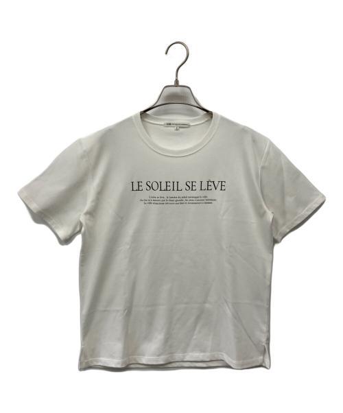 23区（ニジュウサンク）23区 (ニジュウサンク) 半袖Tシャツ ホワイト サイズ:38の古着・服飾アイテム