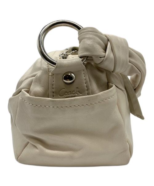 COACH（コーチ）COACH (コーチ) ハンドバッグ アイボリーの古着・服飾アイテム