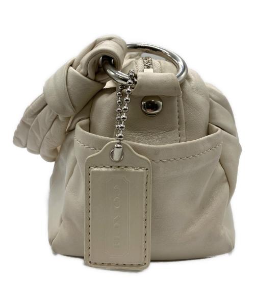 COACH（コーチ）COACH (コーチ) ハンドバッグ アイボリーの古着・服飾アイテム