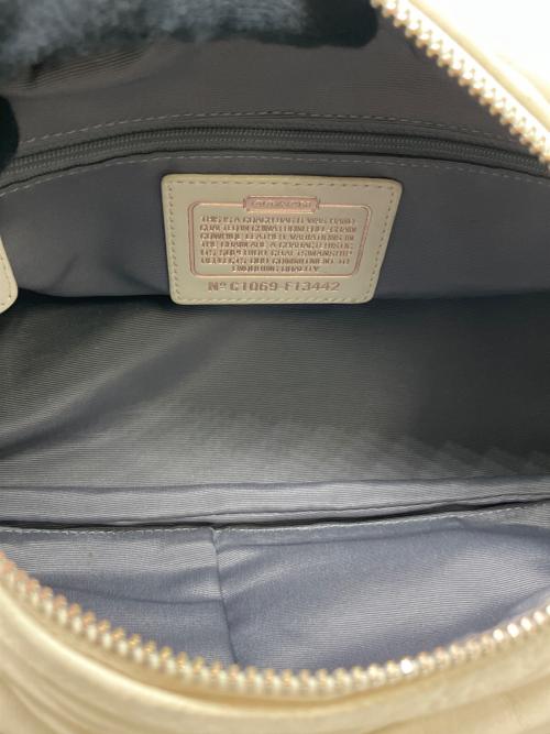 COACH（コーチ）COACH (コーチ) ハンドバッグ アイボリーの古着・服飾アイテム