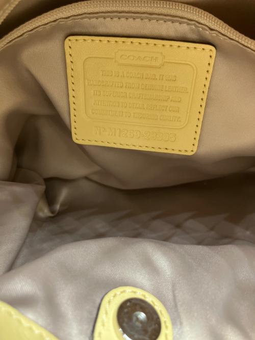 COACH（コーチ）COACH (コーチ) ショルダーバッグ イエローの古着・服飾アイテム