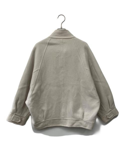 ebure（エブール）EBURE (エブール) ブルゾン アイボリー サイズ:36の古着・服飾アイテム