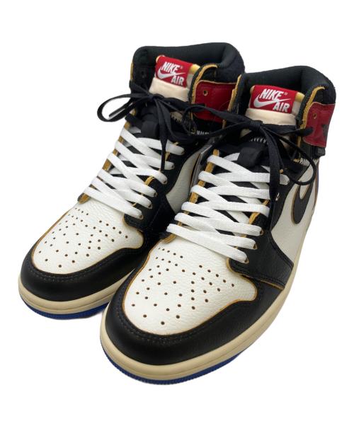 NIKE（ナイキ）NIKE (ナイキ) Fragment (フラッグメント) UNION (ユニオン) ハイカットスニーカー ホワイト×ブラック サイズ:27.5cmの古着・服飾アイテム