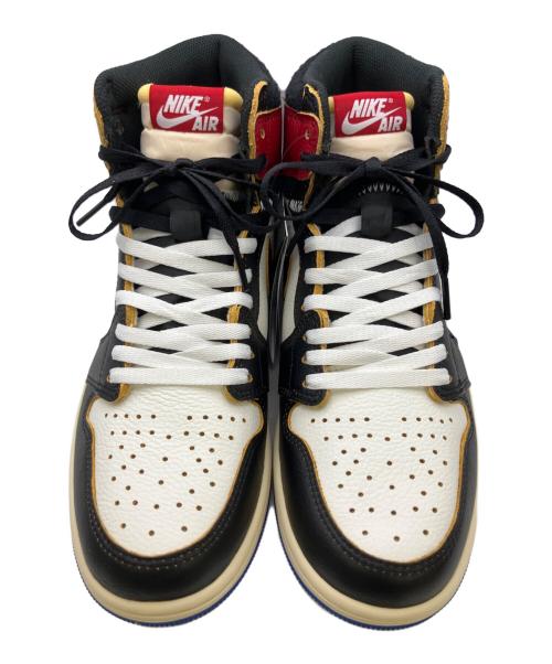 NIKE（ナイキ）NIKE (ナイキ) Fragment (フラッグメント) UNION (ユニオン) ハイカットスニーカー ホワイト×ブラック サイズ:27.5cmの古着・服飾アイテム