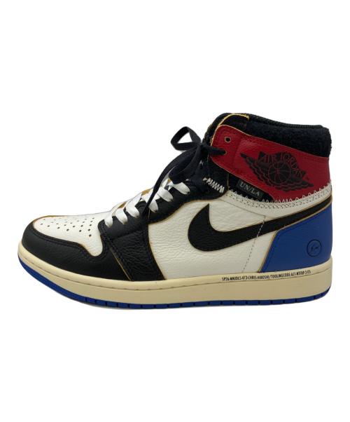 NIKE（ナイキ）NIKE (ナイキ) Fragment (フラッグメント) UNION (ユニオン) ハイカットスニーカー ホワイト×ブラック サイズ:27.5cmの古着・服飾アイテム