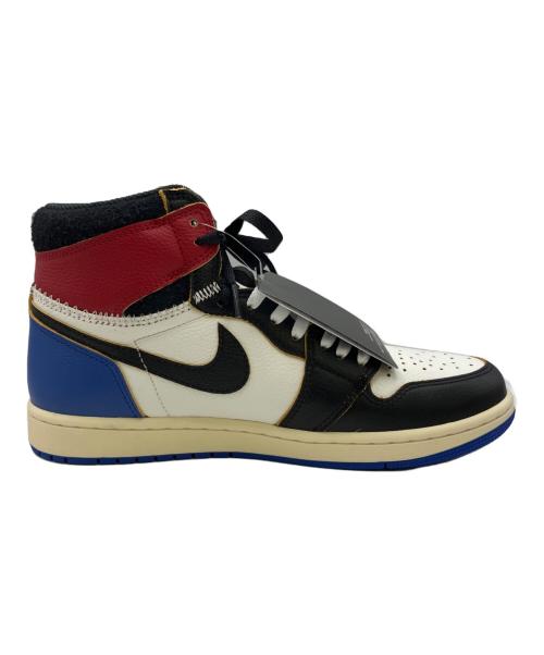 NIKE（ナイキ）NIKE (ナイキ) Fragment (フラッグメント) UNION (ユニオン) ハイカットスニーカー ホワイト×ブラック サイズ:27.5cmの古着・服飾アイテム