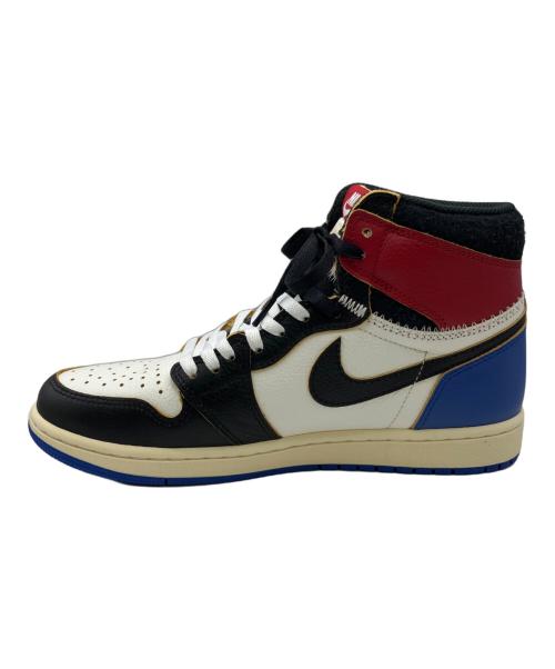 NIKE（ナイキ）NIKE (ナイキ) Fragment (フラッグメント) UNION (ユニオン) ハイカットスニーカー ホワイト×ブラック サイズ:27.5cmの古着・服飾アイテム