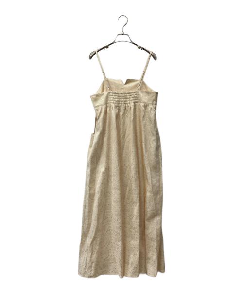 ANDREA&Co.（アンドラー＆コー）ANDREA&Co. (アンドラー＆コー) ノースリーブ・キャミソールワンピース ベージュ サイズ:Mの古着・服飾アイテム