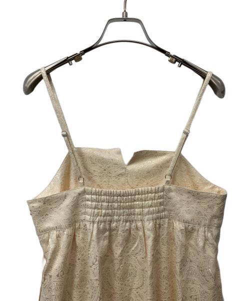 ANDREA&Co.（アンドラー＆コー）ANDREA&Co. (アンドラー＆コー) ノースリーブ・キャミソールワンピース ベージュ サイズ:Mの古着・服飾アイテム