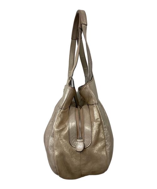 COACH（コーチ）COACH (コーチ) ハンドバッグ ベージュの古着・服飾アイテム
