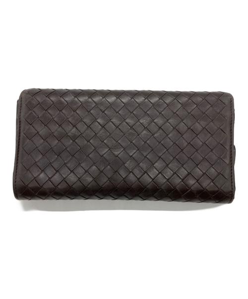 BOTTEGA VENETA（ボッテガベネタ）BOTTEGA VENETA (ボッテガベネタ) 長財布 ブラウンの古着・服飾アイテム