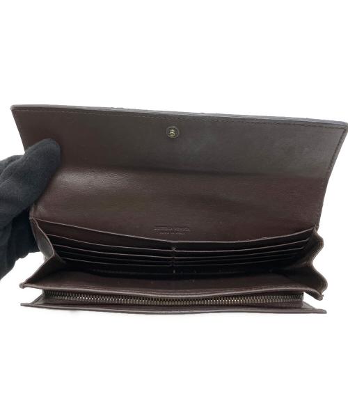 BOTTEGA VENETA（ボッテガベネタ）BOTTEGA VENETA (ボッテガベネタ) 長財布 ブラウンの古着・服飾アイテム