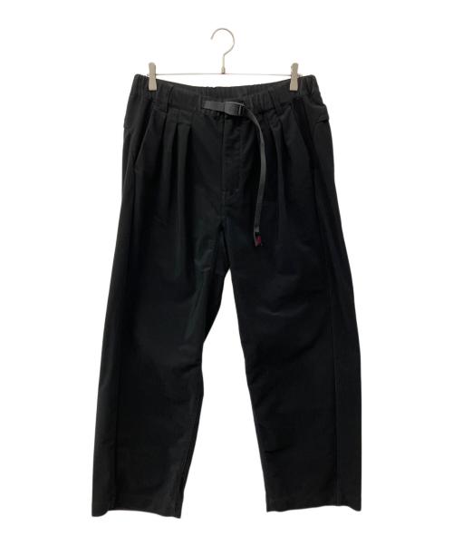 GRAMICCI（グラミチ）GRAMICCI (グラミチ) WHITE MOUNTAINEERING (ホワイトマウンテ二アニング) 3タック ワイド コーデュロイパンツ ブラック サイズ:2の古着・服飾アイテム