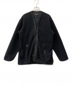 COMME des GARCONS HOMMEコムデギャルソン オム）の古着「フリースジャケット」｜ブラック