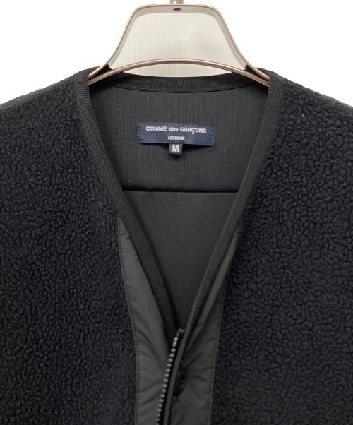 COMME des GARCONS HOMME（コムデギャルソン オム）COMME des GARCONS HOMME (コムデギャルソン オム) フリースジャケット ブラック サイズ:Mの古着・服飾アイテム