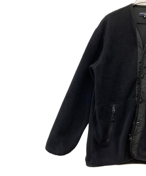 COMME des GARCONS HOMME（コムデギャルソン オム）COMME des GARCONS HOMME (コムデギャルソン オム) フリースジャケット ブラック サイズ:Mの古着・服飾アイテム
