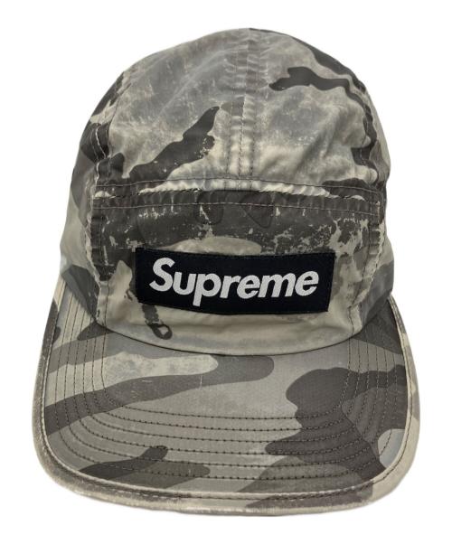 SUPREME（シュプリーム）Supreme (シュプリーム) キャップ グレー×ホワイトの古着・服飾アイテム