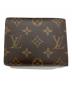LOUIS VUITTON (ルイ ヴィトン) 2つ折り財布 ブラウン：18000円