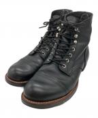 RED WINGレッドウィング）の古着「エンジニアブーツ」｜ブラック