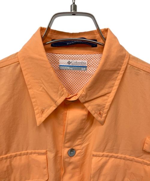 Columbia（コロンビア）Columbia (コロンビア) 半袖シャツ オレンジ サイズ:Sの古着・服飾アイテム