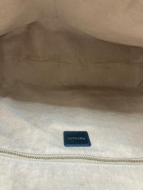 TOPKAPI（トプカピ）TOPKAPI (トプカピ) レザートートバッグ ブラックの古着・服飾アイテム