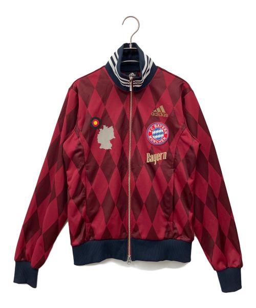adidas（アディダス）adidas (アディダス) ジップジャケット パープル サイズ:Lの古着・服飾アイテム