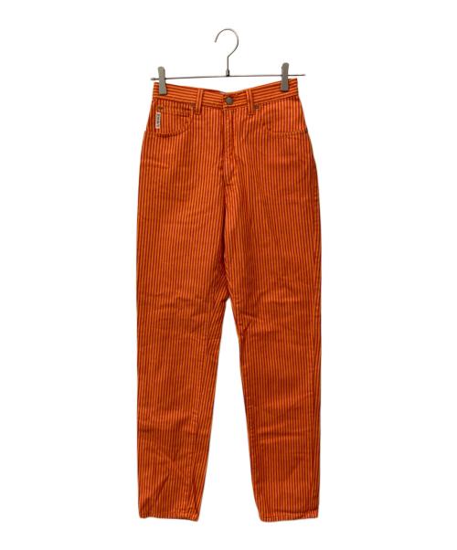 ARMANI JEANS（アルマーニジーンズ）ARMANI JEANS (アルマーニジーンズ) デニムパンツ オレンジ サイズ:71cm(W28)の古着・服飾アイテム