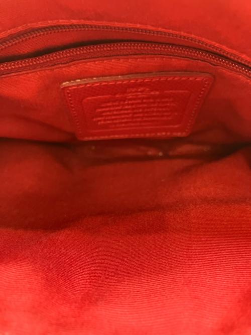 COACH（コーチ）COACH (コーチ) 2WAYバッグ レッドの古着・服飾アイテム