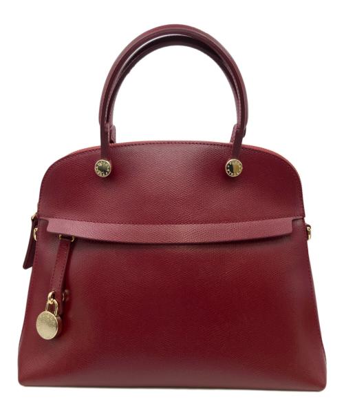 FURLA（フルラ）FURLA (フルラ) ハンドバッグ ボルドーの古着・服飾アイテム