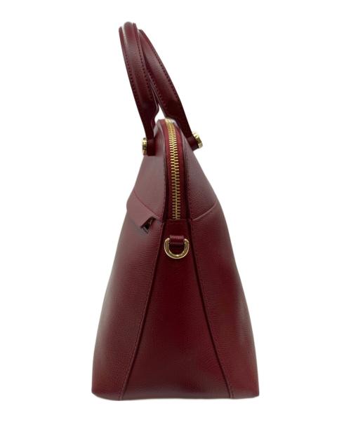 FURLA（フルラ）FURLA (フルラ) ハンドバッグ ボルドーの古着・服飾アイテム