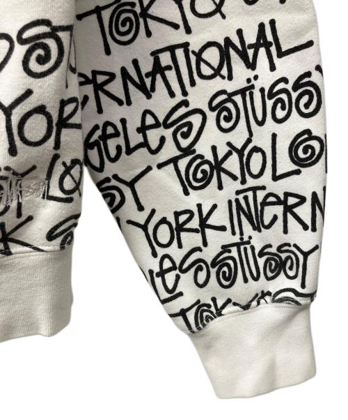 stussy（ステューシー）stussy (ステューシー) ジップパーカー ホワイト サイズ:Fの古着・服飾アイテム
