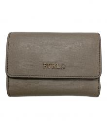 FURLA（フルラ）の古着「3つ折り財布」｜グレー