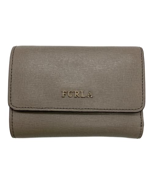 FURLA（フルラ）FURLA (フルラ) 3つ折り財布 グレーの古着・服飾アイテム