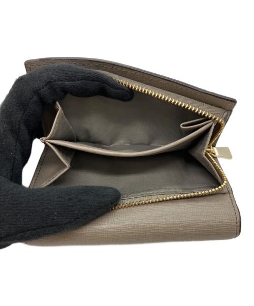 FURLA（フルラ）FURLA (フルラ) 3つ折り財布 グレーの古着・服飾アイテム
