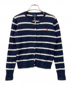 POLO RALPH LAURENポロ・ラルフローレン）の古着「薄手カーディガン」｜ネイビー