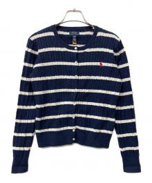 POLO RALPH LAUREN（ポロ・ラルフローレン）の古着「薄手カーディガン」｜ネイビー