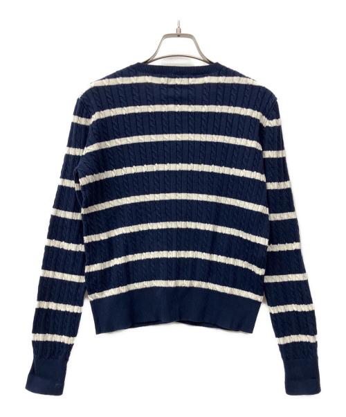 POLO RALPH LAUREN（ポロ・ラルフローレン）POLO RALPH LAUREN (ポロ・ラルフローレン) 薄手カーディガン ネイビー サイズ:XLの古着・服飾アイテム