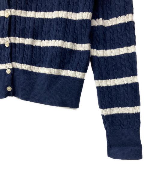POLO RALPH LAUREN（ポロ・ラルフローレン）POLO RALPH LAUREN (ポロ・ラルフローレン) 薄手カーディガン ネイビー サイズ:XLの古着・服飾アイテム