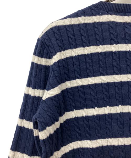 POLO RALPH LAUREN（ポロ・ラルフローレン）POLO RALPH LAUREN (ポロ・ラルフローレン) 薄手カーディガン ネイビー サイズ:XLの古着・服飾アイテム