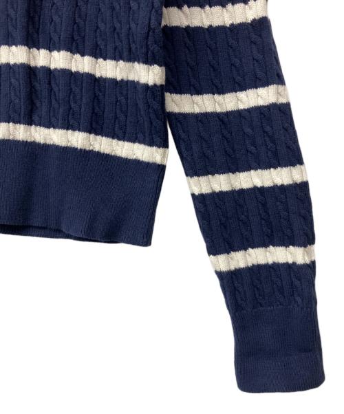 POLO RALPH LAUREN（ポロ・ラルフローレン）POLO RALPH LAUREN (ポロ・ラルフローレン) 薄手カーディガン ネイビー サイズ:XLの古着・服飾アイテム