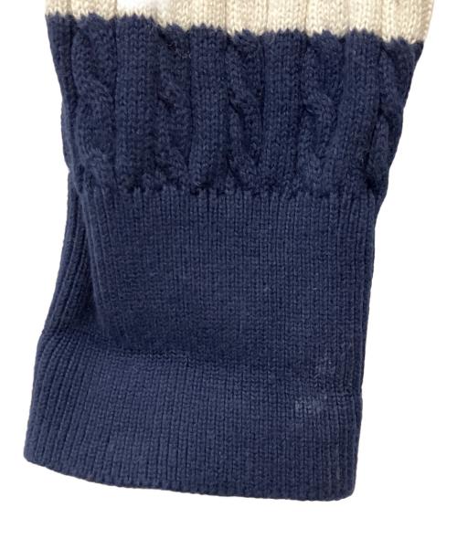 POLO RALPH LAUREN（ポロ・ラルフローレン）POLO RALPH LAUREN (ポロ・ラルフローレン) 薄手カーディガン ネイビー サイズ:XLの古着・服飾アイテム
