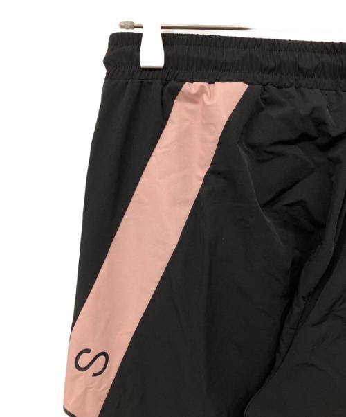 CRONOS（クロノス）CRONOS (クロノス) トラックパンツ ブラック×ピンク サイズ:Mの古着・服飾アイテム
