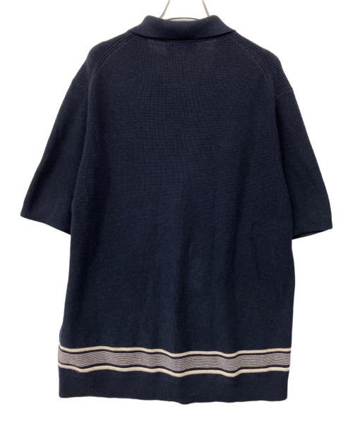 COACH（コーチ）COACH (コーチ) ニットポロシャツ ネイビー サイズ:Mの古着・服飾アイテム