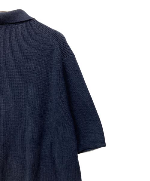 COACH（コーチ）COACH (コーチ) ニットポロシャツ ネイビー サイズ:Mの古着・服飾アイテム