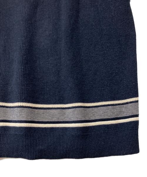 COACH（コーチ）COACH (コーチ) ニットポロシャツ ネイビー サイズ:Mの古着・服飾アイテム