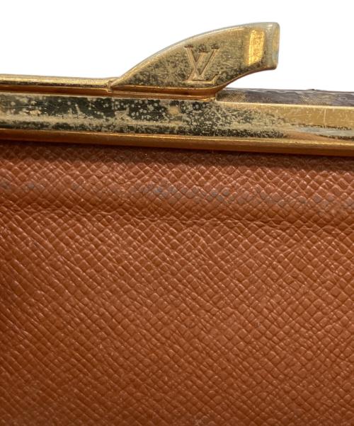 LOUIS VUITTON（ルイ ヴィトン）LOUIS VUITTON (ルイ ヴィトン) がま口財布 ブラウンの古着・服飾アイテム
