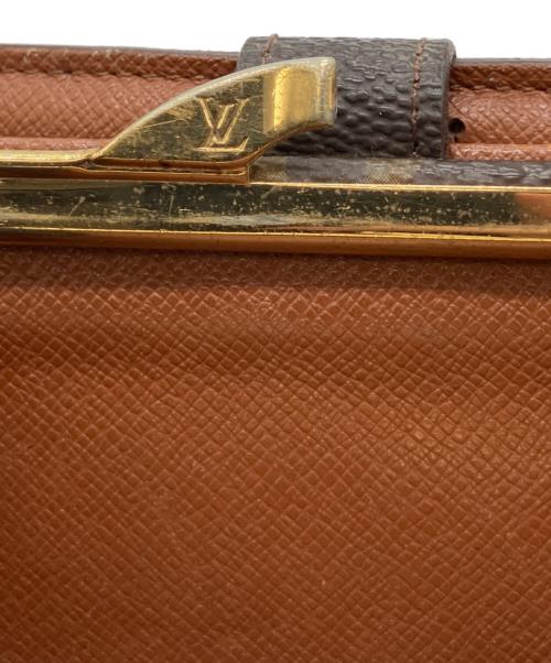 LOUIS VUITTON（ルイ ヴィトン）LOUIS VUITTON (ルイ ヴィトン) がま口財布 ブラウンの古着・服飾アイテム