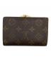 LOUIS VUITTON (ルイ ヴィトン) がま口財布 ブラウン：10000円