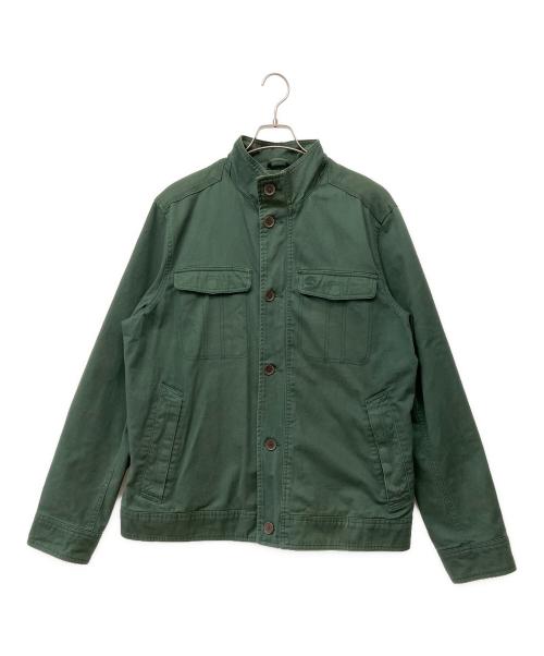 Timberland（ティンバーランド）Timberland (ティンバーランド) マウンテン ツイル ボンバージャケット グリーン サイズ:XLの古着・服飾アイテム
