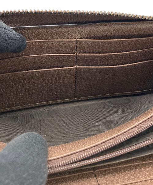 GUCCI（グッチ）GUCCI (グッチ) 長財布 ブラウンの古着・服飾アイテム